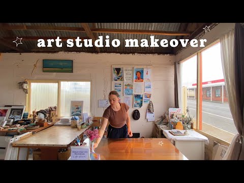 ART STUDIO MAKEOVER ✿ exposing the BEHIND THE SCENES of being an artist and content creator