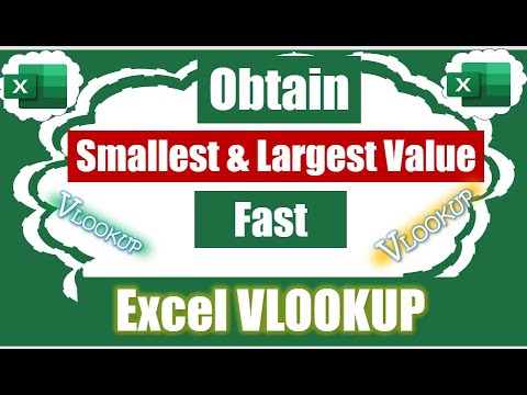 VLOOKUP with Largest  and Smallest Lookup Value