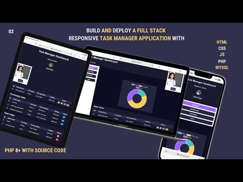 Learn PHP8+ by building and deploying a complete Task Manager Application | #02 UI with HTML and CSS
