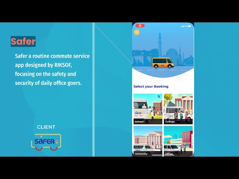 Safer - Uber like solution for daily commute developed by RIKSOF