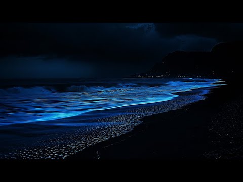 Ocean Sounds For Deep Sleep | Dark Screen 24H | Quiet Thoughts And Support Full Night Sleep