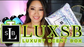 LUXSB LUXURY  SCENT BOX MONTHLY FRAGRANCE SUBSCRIPTION (BEST FRAGRANCE SUBSCRIPTION!)SEE WHAT I GOT!