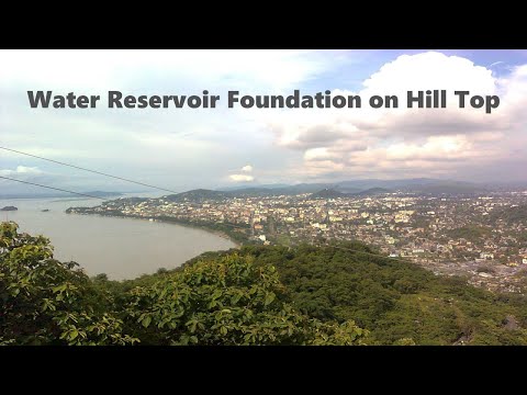 Water Tank Foundation on Hill Top