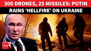 Putin UNLEASHES 2nd-Largest Attack: 300 Drones, 25 Ballistic & Cruise Missiles TORCH Kharkiv, Odessa
