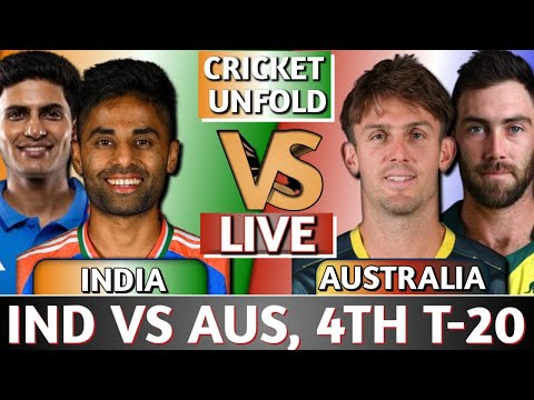 India vs Australia 4th T20I Match Live Cricket Score | IND vs AUS Live Match Today, IND Batting