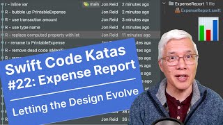 Letting the Design Evolve / Swift Code Katas #22: Expense Report