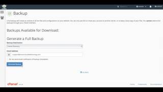 How to Generate a full cPanel backup @ CP CLOUD HOSTING