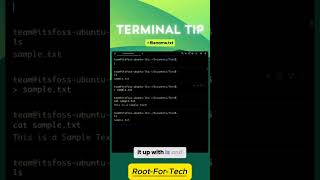 This ONE Character Command Will BLOW Your Mind! 🤯 | Linux File Trick #Shorts
