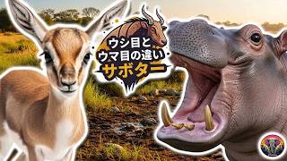 偶蹄目と奇蹄目の違い ｜動物ドキュメンタリー