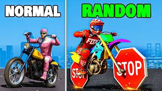 Every time I crash my Wheels Randomized in GTA 5