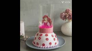 pull me up princess cake 🎂 #pullmeupcake #cutecakes #viral #ytshorts #cakedesign