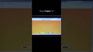 React Project 01 Background Color Changer using React 🚀