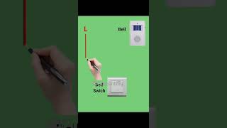 How to Wire a Door Bell | Easy Connection Diagram Explained ⚡ #electricalprojects #lampwiring