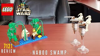LEGO Star Wars Naboo Swamp 7121 Review!