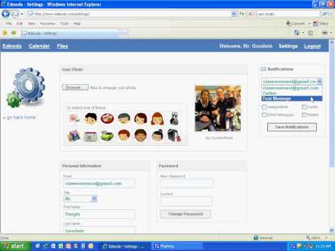 Setting Up Text Alerts in Edmodo