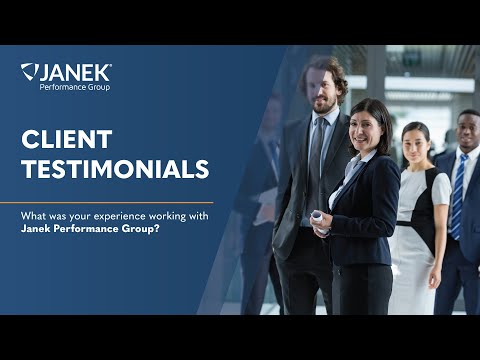 What was your experience working with Janek Performance Group