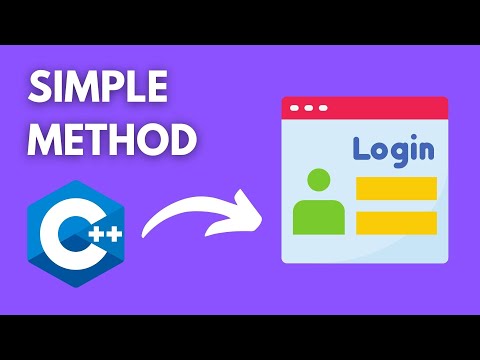 How To Create a Simple Login Form with C++ - QUICK AND EASY TUTORIAL