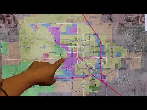 Casa Grande Map of Housing Developing