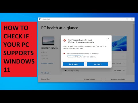 How to check if your PC supports Windows 11
