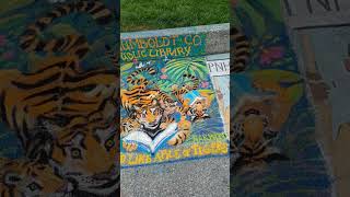 Read Like A Pile of Tigers! #arcata #humboldtcounty #chalkart #eureka #chalk #supportlocalbusiness