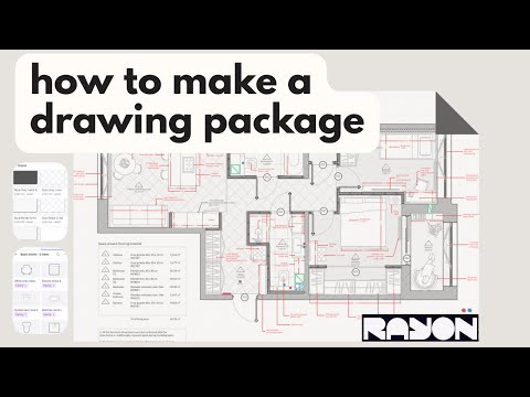 How to create a drawing package | Export, Titleblocks, Pages in Rayon Design