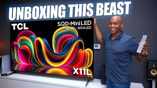 85” TCL X11L SQD Mini LED TV Arrived | Unboxing the Beast