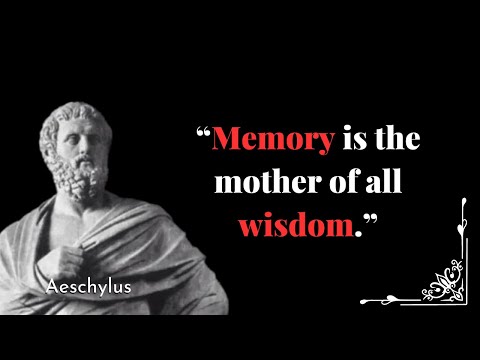 Top 20 Inspiring Aeschylus Quotes and Sayings