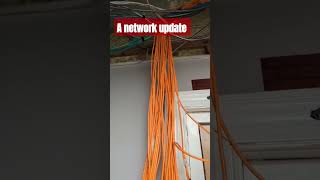 Hey, a network update... some prep work! #tech #networking