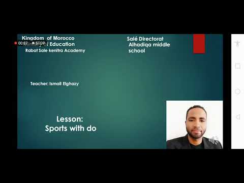 Sports with the Verb to do
