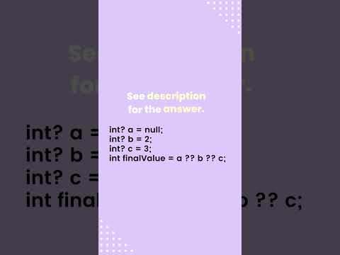 What's the answer? C# Null checking