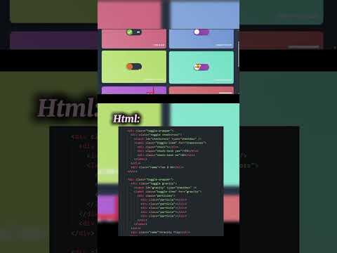 Creative Toggle Switches ⚡ #coding  #programming  #javascript #shorts  #webdesign  #webdevelopment