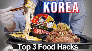 Ultimate Korean Food Mashup: Cheese Ribs, Spicy Steak Ramen & Homemade Bingsu