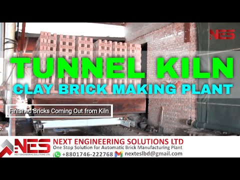 Full Automatic Tunnel Kiln and Tunnel Dryer Clay Brick Making Plant