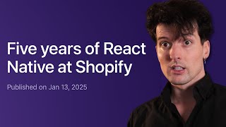 Does Shopify Regret React Native?
