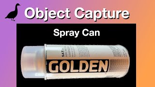 Apple's Photogrammetry of a Spray Can
