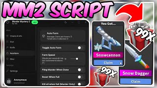 MM2 Script 🎅 * Santas Quest * - Auto Farm Winter Tokens, Aimbot, Auto Shoot, Esp, No clip & More! ❄️