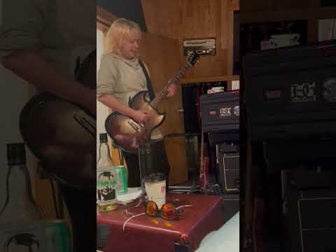 Erin Slaying the Solo while Recording State Violence #guitarsolo #punkrock #punkrock #guitarist