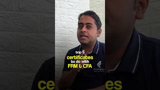Top 5 Certificates to do with FRM & CFA | #fintelligents #cfa #frm