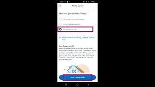 Disney World App - Enter Linking Code [Android / iOS]