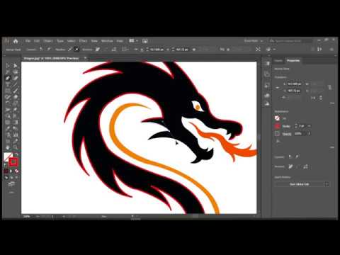 Creating Dragon 🐉 in Adobe Illustrator CC | Meen Academy