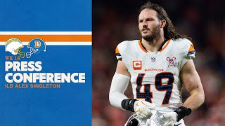 ILB Alex Singleton on Week 18 approach: ‘Let’s go get this thing done’