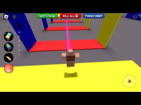 playing a big obby