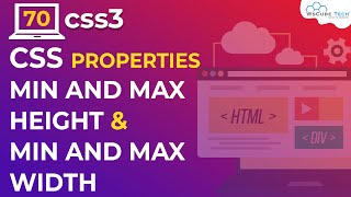 CSS3 Properties | max-height, min-height & max-width , min-width | Learn CSS | CSS for beginners.