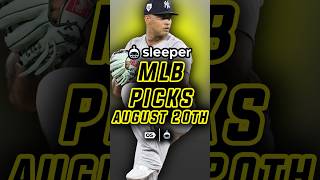 Best MLB Sleeper picks for today! 8/20 | Sleeper Picks Promo Code