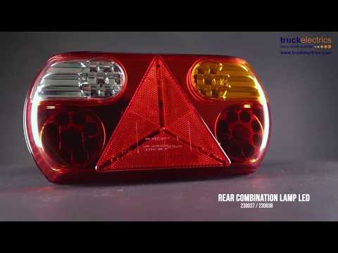Rear Combination LED Trailer Lamp / TruckElectrics.Com