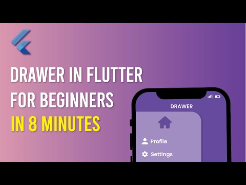 Drawer Widget Guide for Beginners in Flutter | 8 Minutes Flutter Tutorial