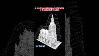 AI digitizing 3D models  #architecture #CAD #AIGC