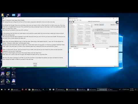 Cheat Engine Tutorial Step 3 : Unknown initial value