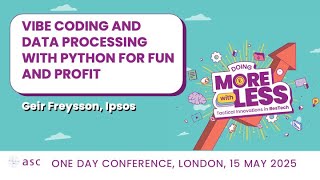 Vibe coding and data processing with Python for fun and profit