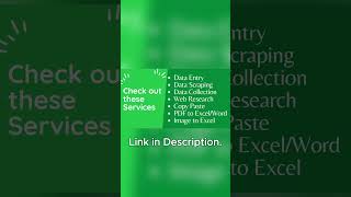 Fast & Accurate Data Entry | Excel, Copy-Paste, Web Research 🔥 #shorts
